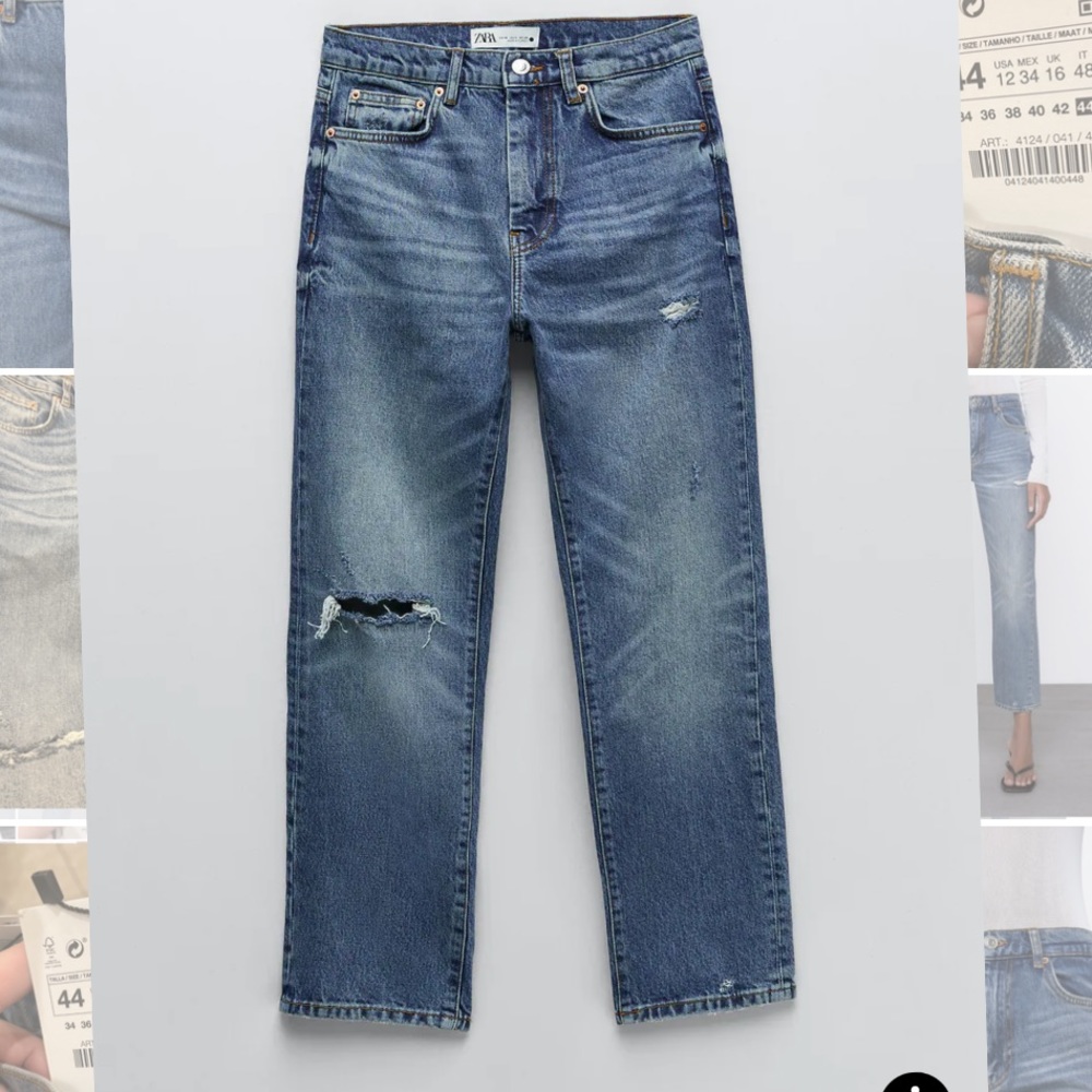 NWT Hugh Waisted Mum Jeans Zara - Picture 4 of 13